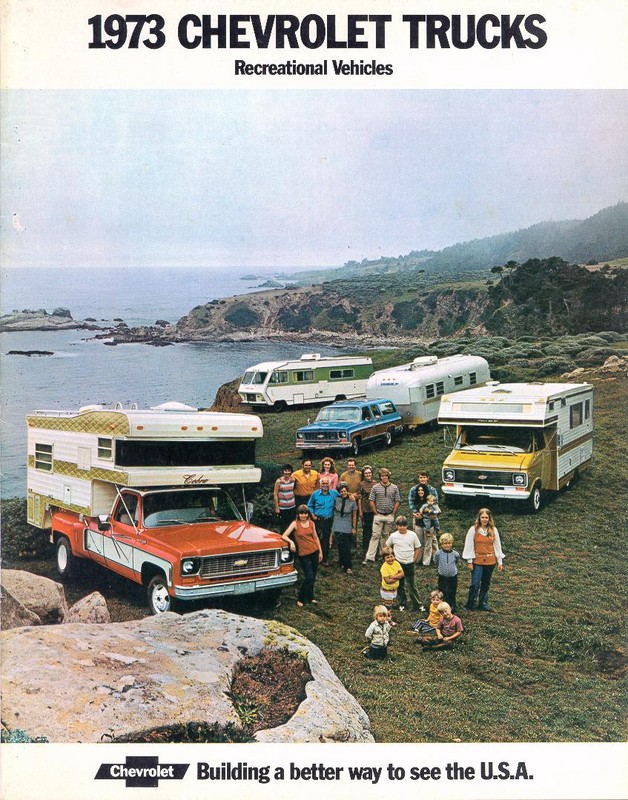 1973 Chevrolet Recreational Vehicles Brochure